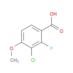 Aobchem&nbsp;3-Chloro-2-fluoro-4-methoxybenzoic acid | ≥97% | CAS 1554885-43-6 | C8H6ClFO3 | 1g