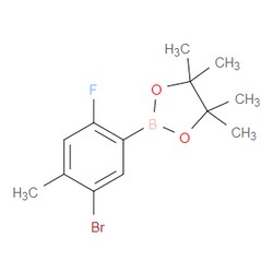 Aobchem&nbsp;2-(5-Bromo-2-fluoro-4-methylphenyl)-4 4 5 5-tetramethyl-1 3 2-dioxaborolane | ≥97% | CAS 1111096-03-7 | C13H17BBrFO2 | 1g