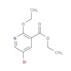 Aobchem&nbsp;Ethyl 5-bromo-2-ethoxy-3-pyridinecarboxylate | ≥97% | CAS 1310416-59-1 | C10H12BrNO3 | 5g