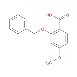 Aobchem&nbsp;2-(Benzyloxy)-4-methoxybenzoic acid | ≥97% | CAS 13618-49-0 | C15H14O4 | 1g