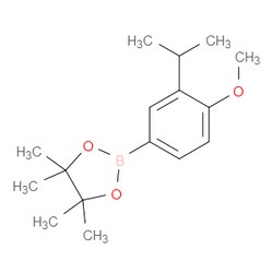 Aobchem&nbsp;4-Methoxy-3-(1-methylethyl)phenylboronic acid pinacol ester | ≥97% | CAS 2121513-08-2 | C16H25BO3 | 250mg