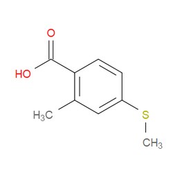Aobchem&nbsp;2-Methyl-4-(methylsulfanyl)benzoic acid | ≥95% | CAS 118939-08-5 | C9H10O2S | 5g