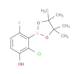 Aobchem&nbsp;2-Chloro-6-fluoro-3-hydroxyphenylboronic acid pinacol ester | ≥97% | CAS 2121512-89-6 | C12H15BClFO3 | 1g