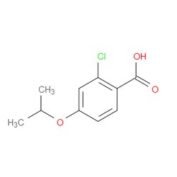 Aobchem&nbsp;2-Chloro-4-isopropoxybenzoic acid | ≥97% | CAS 334018-32-5 | C10H11ClO3 | 500mg