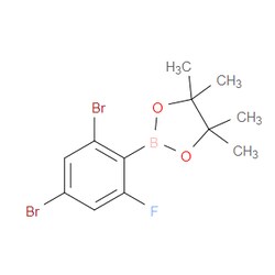 Aobchem&nbsp;2 4-Dibromo-6-fluorophenylboronic acid pinacol ester | ≥95% | CAS 2121512-09-0 | C12H14BBr2FO2 | 1g