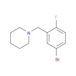 Aobchem 4-Bromo-1-fluoro-2-(piperidinomethyl)benzene | ≥97% | CAS 1345471-85-3