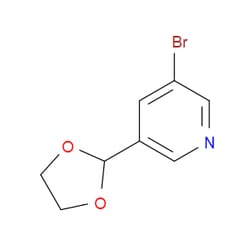 Aobchem&nbsp;3-Bromo-5-(1 3-dioxolan-2-yl)pyridine | ≥95% | CAS 959623-14-4 | C8H8BrNO2 | 1g