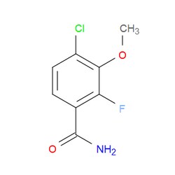 Aobchem&nbsp;4-Chloro-2-fluoro-3-methoxybenzamide | ≥95% | CAS 1323966-12-6 | C8H7ClFNO2 | 250mg