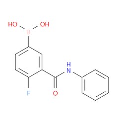 Aobchem&nbsp;4-Fluoro-3-(phenylcarbamoyl)phenylboronic acid | ≥97% | CAS 874219-33-7 | C13H11BFNO3 | 5g