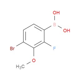 Aobchem&nbsp;4-Bromo-2-fluoro-3-methoxyphenylboronic acid | ≥95% | CAS 943830-77-1 | C7H7BBrFO3 | 1g