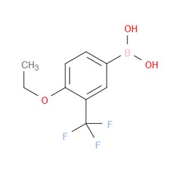 Aobchem&nbsp;4-Ethoxy-3-trifluoromethylphenylboronic acid | ≥97% | CAS 871329-83-8 | C9H10BF3O3 | 5g