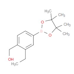 Aobchem&nbsp;4-Hydroxymethyl-3-ethylphenylboronic acid pinacol ester | ≥97% | CAS 2121511-40-6 | C15H23BO3 | 1g
