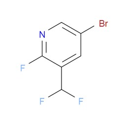 Aobchem&nbsp;5-Bromo-3-(difluoromethyl)-2-fluoropyridine | ≥95% | CAS 1805222-04-1 | C6H3BrF3N | 500mg