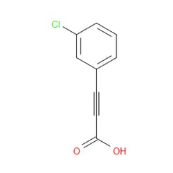 Aobchem&nbsp;3-(3-Chlorophenyl)-2-propynoic acid | ≥95% | CAS 7396-28-3 | C9H5ClO2 | 1g
