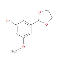 Aobchem&nbsp;2-(3-Bromo-5-methoxyphenyl)-1 3-dioxolane | ≥95% | CAS 2221811-97-6 | C10H11BrO3 | 1g