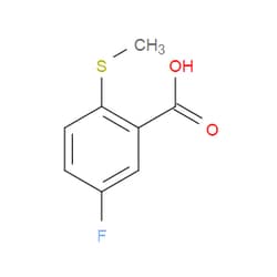 Aobchem&nbsp;5-Fluoro-2-(methylthio)benzoic acid | ≥97% | CAS 1256727-01-1 | C8H7FO2S | 250mg