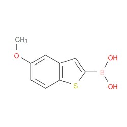 Aobchem&nbsp;(5-Methoxybenzo[b]thiophen-2-yl)boronic acid | ≥97% | CAS 193965-30-9 | C9H9BO3S | 1g