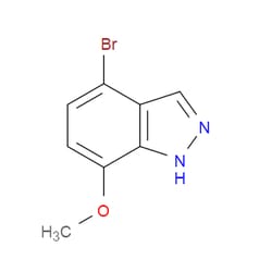 Aobchem&nbsp;4-Bromo-7-methoxy-1H-indazole | ≥97% | CAS 938062-01-2 | C8H7BrN2O | 250mg