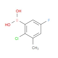 Aobchem&nbsp;2-Chloro-5-fluoro-3-methylphenylboronic acid | ≥97% | CAS 2121511-44-0 | C7H7BClFO2 | 5g