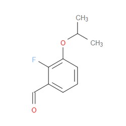 Aobchem&nbsp;2-Fluoro-3-isopropoxybenzaldehyde | ≥97% | CAS 1204176-39-5 | C10H11FO2 | 250mg