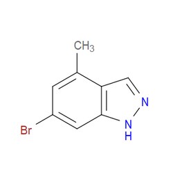Aobchem&nbsp;6-Bromo-4-methyl-1H-indazole | ≥97% | CAS 885520-98-9 | C8H7BrN2 | 1g