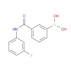Aobchem&nbsp;3-(3-Fluorophenylcarbamoyl)phenylboronic acid | ≥97% | CAS 874288-34-3 | C13H11BFNO3 | 5g