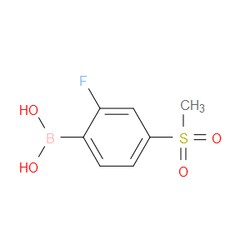 Aobchem&nbsp;2-Fluoro-4-(methylsulfonyl)phenylboronic acid | ≥95% | CAS 957060-85-4 | C7H8BFO4S | 1g
