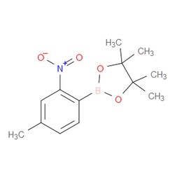 Aobchem&nbsp;4-Methyl-2-nitrophenylboronic acid pinacol ester | ≥97% | CAS 1256359-10-0 | C13H18BNO4 | 5g