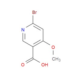Aobchem&nbsp;6-Bromo-4-methoxynicotinic acid | ≥97% | CAS 1060805-14-2 | C7H6BrNO3 | 5g