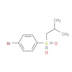 Aobchem&nbsp;1-Bromo-4-(isobutylsulfonyl)benzene | ≥95% | CAS 856060-51-0 | C10H13BrO2S | 1g