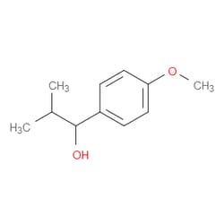 Aobchem&nbsp;1-(4-Methoxyphenyl)-2-methylpropan-1-ol | ≥97% | CAS 18228-46-1 | C11H16O2 | 250mg
