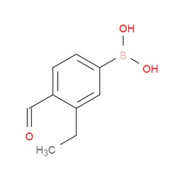 Aobchem&nbsp;3-Ethyl-4-formylphenylboronic acid | ≥97% | CAS 1218790-94-3 | C9H11BO3 | 500mg