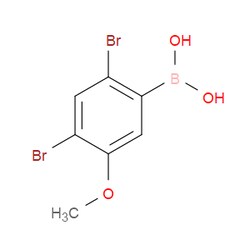 Aobchem&nbsp;2 4-Dibromo-5-methoxyphenylboronic acid | ≥95% | CAS 89677-46-3 | C7H7BBr2O3 | 1g