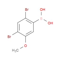 Aobchem&nbsp;2 4-Dibromo-5-methoxyphenylboronic acid | ≥95% | CAS 89677-46-3 | C7H7BBr2O3 | 5g