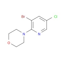 Aobchem&nbsp;4-(3-Bromo-5-chloropyridin-2-yl)morpholine | ≥95% | CAS 1199773-36-8 | C9H10BrClN2O | 5g