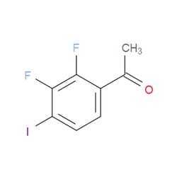 Aobchem&nbsp;1-(2 3-Difluoro-4-iodophenyl)ethanone | ≥97% | CAS 885590-86-3 | C8H5F2IO | 1g