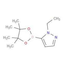 Aobchem&nbsp;1-Ethyl-5-(4 4 5 5-tetramethyl-1 3 2-dioxaborolan-2-yl)-1H-pyrazole | ≥97% | CAS 1007110-53-3 | C11H19BN2O2 | 5g