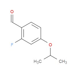 Aobchem&nbsp;2-Fluoro-4-isopropoxybenzaldehyde | ≥97% | CAS 1242070-92-3 | C10H11FO2 | 5g