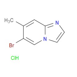 Aobchem&nbsp;6-Bromo-7-methylimidazo[1 2-a]pyridine hydrochloride | ≥97% | CAS 957035-22-2 | C8H8BrClN2 | 5g
