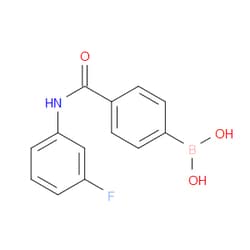 Aobchem&nbsp;4-(3-Fluorophenylcarbamoyl)phenylboronic acid | ≥97% | CAS 874288-05-8 | C13H11BFNO3 | 5g