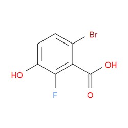 Aobchem&nbsp;6-Bromo-2-fluoro-3-hydroxybenzoic acid | ≥97% | CAS 91659-33-5 | C7H4BrFO3 | 250mg