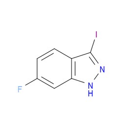 Aobchem&nbsp;6-Fluoro-3-iodo-1H-indazole | ≥97% | CAS 885522-07-6 | C7H4FIN2 | 5g