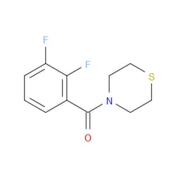 Aobchem&nbsp;(2 3-Difluorophenyl)(thiomorpholino)methanone | ≥97% | CAS 1249010-87-4 | C11H11F2NOS | 5g