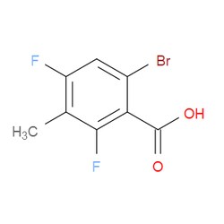 Aobchem&nbsp;6-Bromo-2 4-difluoro-3-methylbenzoic acid | ≥95% | CAS 2055119-20-3 | C8H5BrF2O2 | 1g