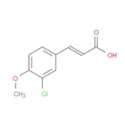 Aobchem&nbsp;(E)-3-(3-chloro-4-methoxyphenyl)acrylic acid | ≥95% | CAS 58236-76-3 | C10H9ClO3 | 5g