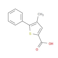 Aobchem&nbsp;4-Methyl-5-phenylthiophene-2-carboxylic acid | ≥95% | CAS 40133-12-8 | C12H10O2S | 1g