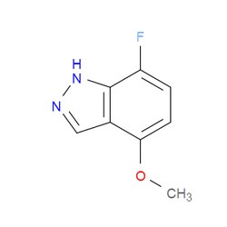 Aobchem&nbsp;7-Fluoro-4-methoxy-1H-indazole | ≥97% | CAS 1056265-05-4 | C8H7FN2O | 1g