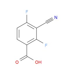 Aobchem&nbsp;3-Cyano-2 4-difluorobenzoic acid | ≥95% | CAS 177942-39-1 | C8H3F2NO2 | 5g