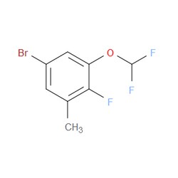 Aobchem&nbsp;5-Bromo-1-(difluoromethoxy)-2-fluoro-3-methylbenzene | ≥97% | CAS 2167653-75-8 | C8H6BrF3O | 5g