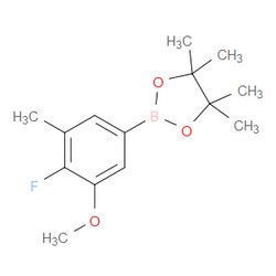 Aobchem&nbsp;4-Fluoro-3-methoxy-5-methylphenylboronic acid pinacol ester | ≥97% | CAS 2121514-30-3 | C14H20BFO3 | 5g